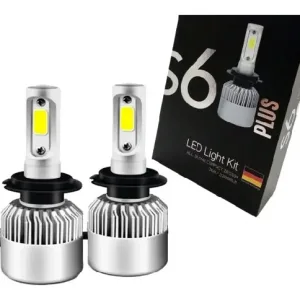 Focos led S6 para carro ventas al por mayor, luces led para auto con cree led S2 12V 36W 8000LM 6000K-6500K con 1 ano garantia de fábrica china LYV AUTO