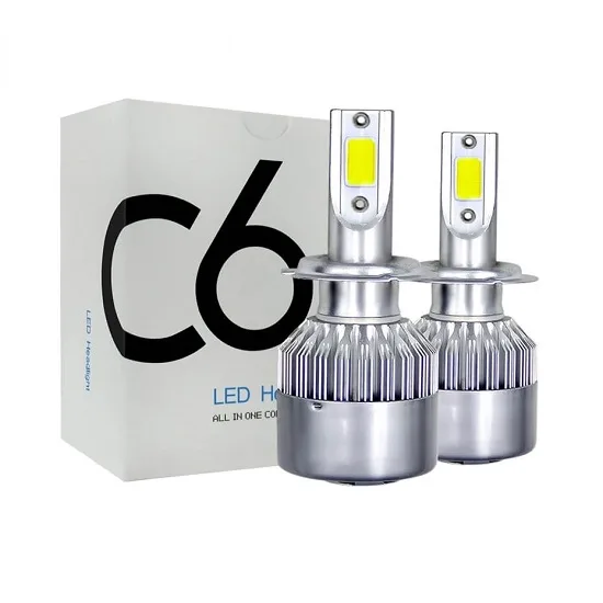 Foco led para auto C6 ventas al por mayor, luces led para carro 12V 36W 6000LM 6000K-6500K con 1 ano garantia de fábrica china LYV AUTO