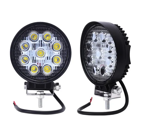 12V-24V 27W 3240LM 4inch faro led, faro auxiliar LED, barra de luz led 6000K-6500K con 1 ano garantia de fábrica china LYV AUTO
