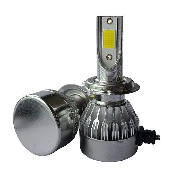 Kit cree led C6 mini sin cooler para carro fanless ventas al por mayor, foco led mini para auto 12V 24W 2400LM 6000K-6500K con 1 ano garantia de fábrica china LYV AUTO
