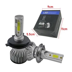 Foco led 3 lados V6 para carro ventas al por mayor, luces led V6 3 lados para auto con cree led V7 12V 24V 36W 4000LM 6000K-6500K con 1 ano garantia de fábrica china LYV AUTO
