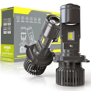 LED Headlight for motorcycle H4 | Focos LED H4 mini para moto | CREE LED mini H4 LED proyector para moto | Kit de CREE LED para motocicleta y carro lente de proyector